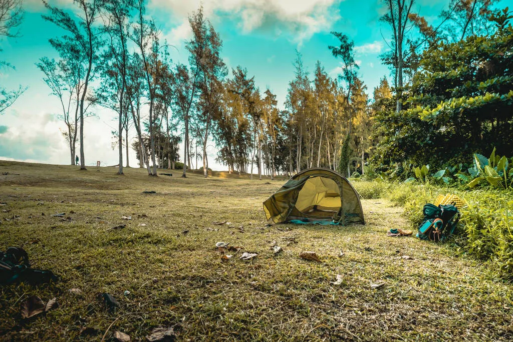 Bivouac sur la plage felix