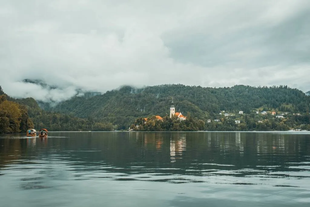 Lac de bled en Slovéie est un point presque obligatoire en van aménagé.