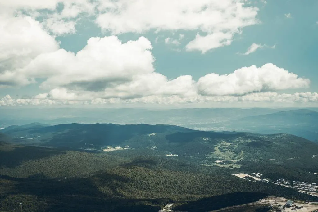 Paysage de Bjelasnica en Bosnie-Herzégovine