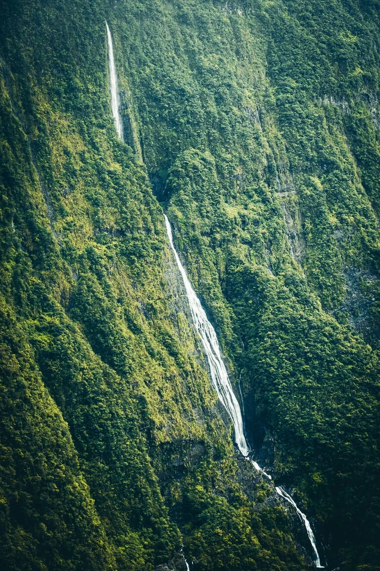 cascade à Takamaka à la Réunion