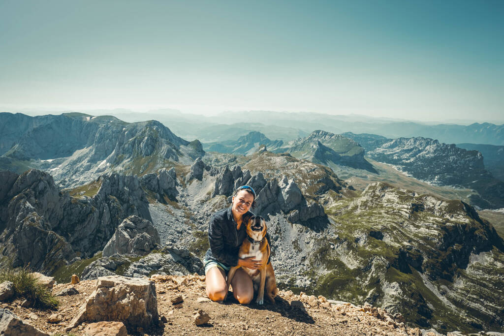 Vue depuis le sommet du Bobotov Kuk situé au Monténégro